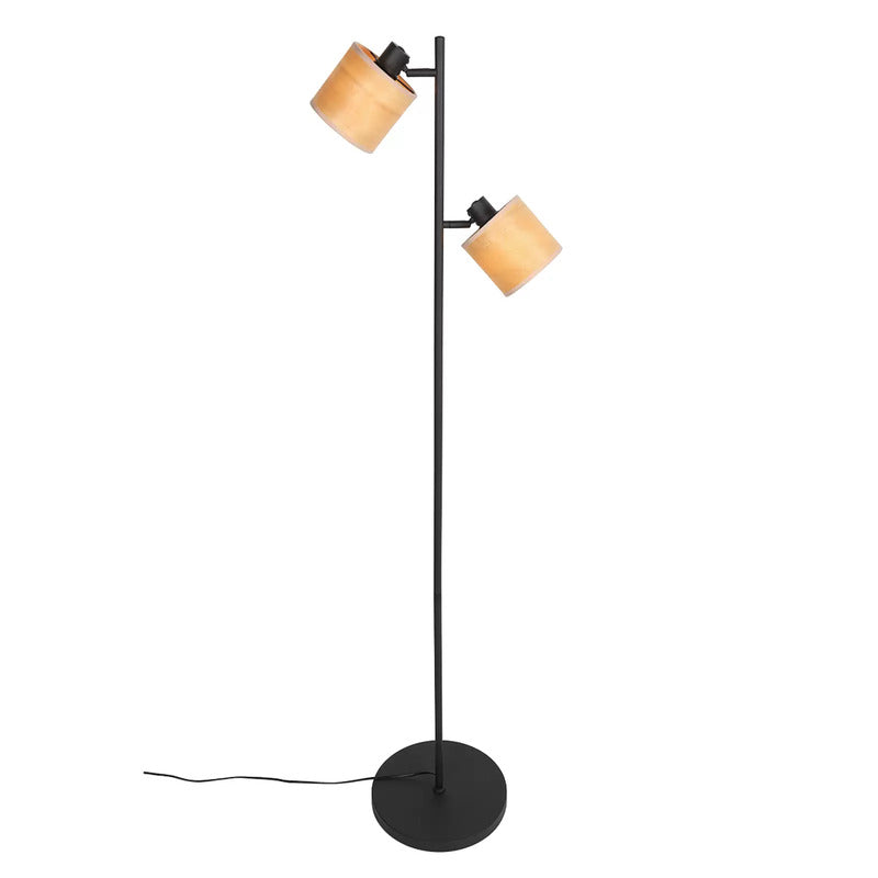 Steinhauer Stehleuchte Bambus 2-flammig Stehlampe Leselampe E14 SIEHE TEXT/FOTO - 8712746171457
