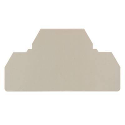 Weidmüller Abschlussplatte Abschlusspanel Zwischenplatte Platte 50 Stück beige - 4008190190880