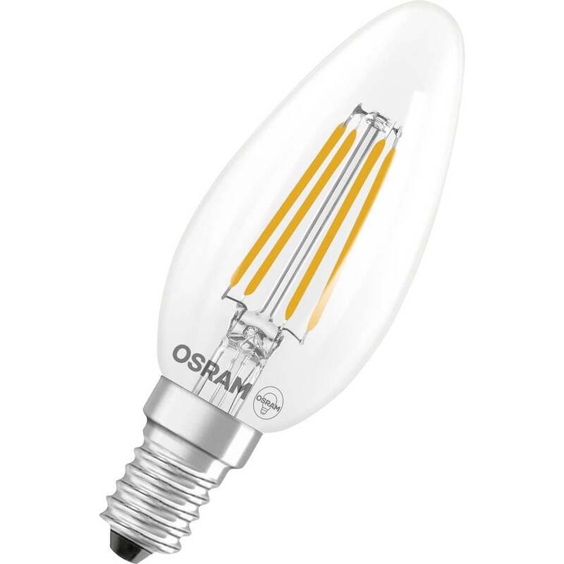 OSRAM LED Lampe Glühbirne Kerze E14 Filament Warmweiß dimmbar 5,9 W 100 STÜCK - 4058075654471