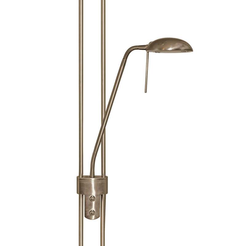 Searchlight Stehleuchte dimmbar JERIK altmessing Lampe Leuchte 180cm 5,3kg - 5013874315496