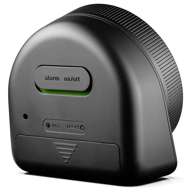 Braun Wecker Funkwecker Uhr digital Tischuhr Schwarz Batterie Alarmzeit Box - 4007218676191