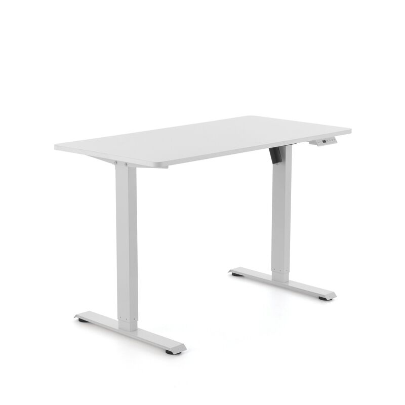 hjh OFFICE Schreibtisch Worktime Kid elektrisch höhenverstellbar RGB weiß 120x60 - 4064323108139