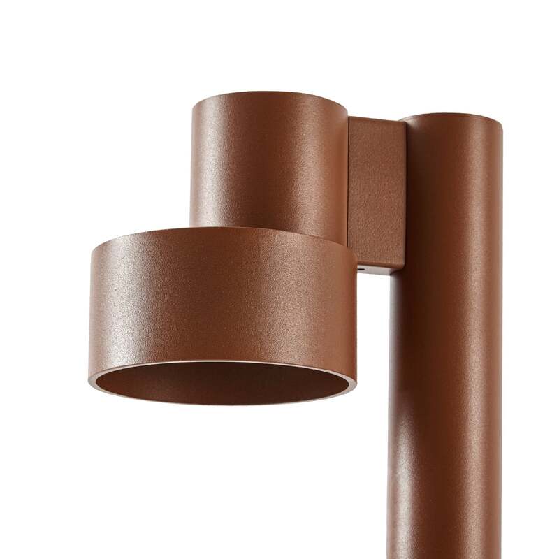 Lucande Wegeleuchte Gartenleuchte Lampe Elune LED Pollerleuchte braun IP44 77cm - 4255830907586