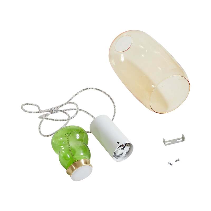 Lucande Hängelampe Hängeleuchte Fay LED Pendelleuchte Lampe gelb grün Ø 15 cm - 4251911778502