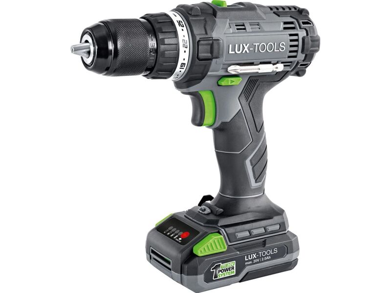 LUX-TOOLS Akku-Maschinen-Set 3-in-1 A-BS-20 A-ST-20 A-WS-20/115A mit Tasche 20V - 4007873805981