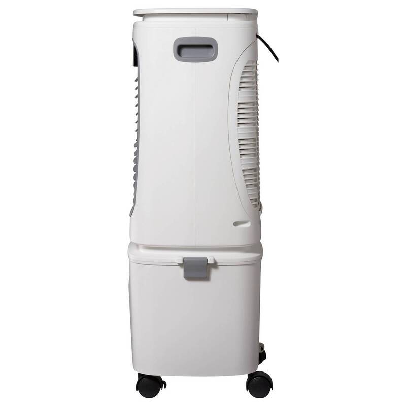 Sygonix Luftkühler 80W Klimagerät Ventilator mit Fernbedienung Timer Weiß Kühler - 4064161489520