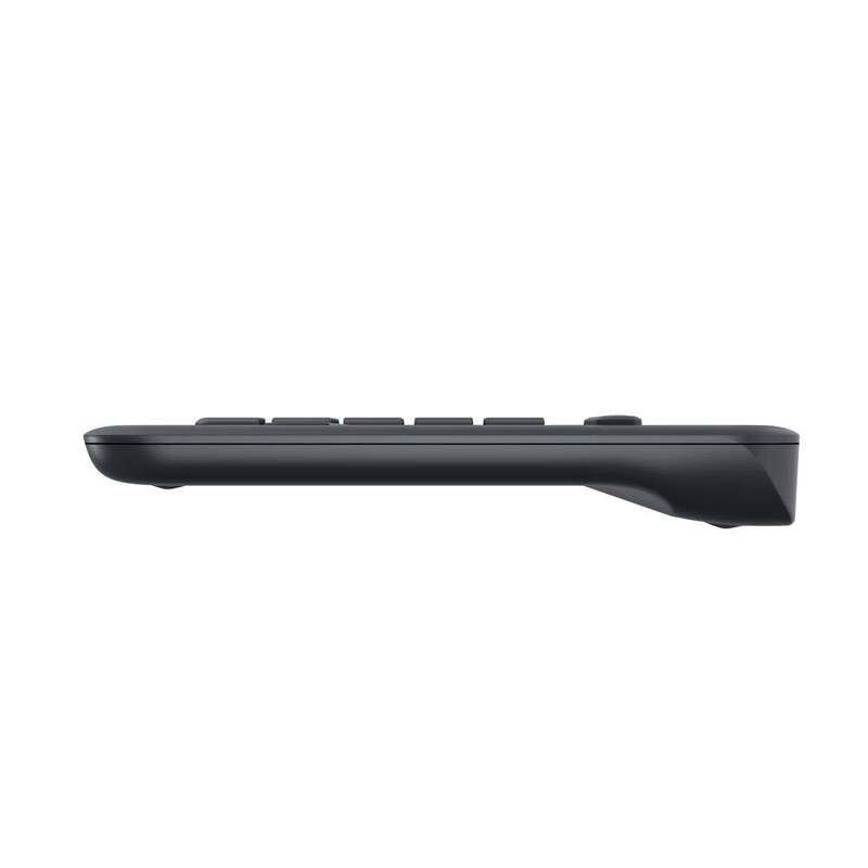 Logitech Tastatur Keyboard K400 Plus kabellos Schwarz Touchpad Wireless Englisch - 5099206059405