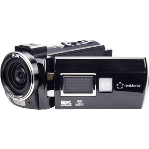 B-Ware Renkforce RF-DV-200 5K Camcorder 8MP 256GB 16x Zoom 7,6cm Display Schwarz
