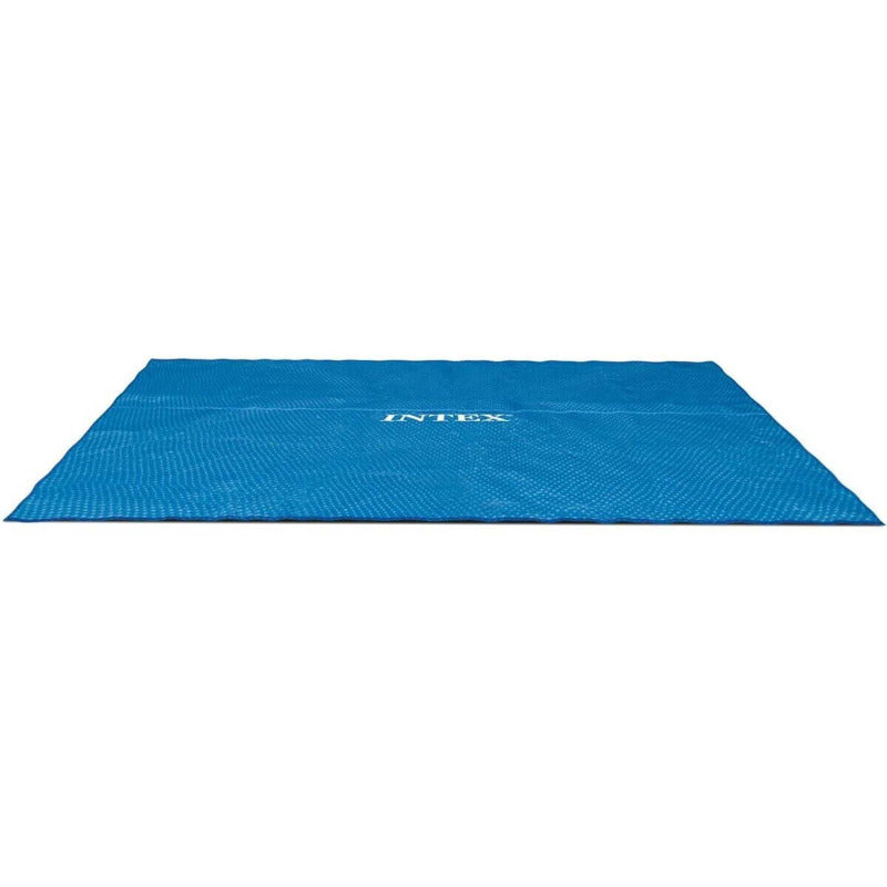 Intex Abdeckplane Poolplane Solarfolie Solarabdeckung blau eckig Pool 732x366 cm - 6941057422268
