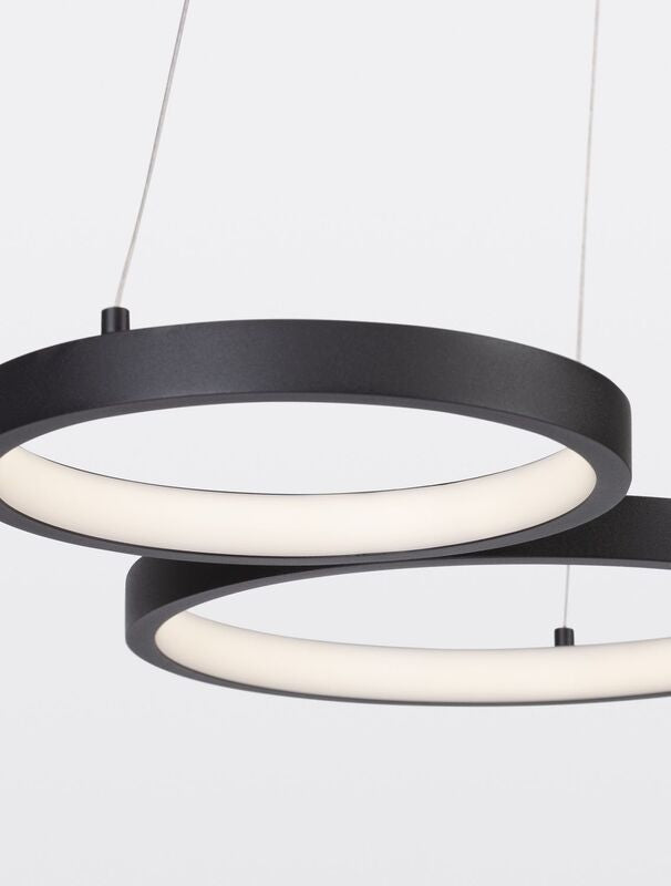 Nova Luce Pendelleuchte Hängeleuchte LED Magnus Schwarz Dimmbar Lampe SIEHE TEXT - 5212017433169