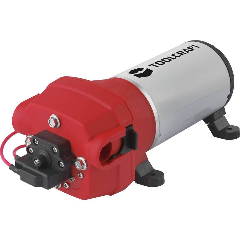 Toolcraft Niedervolt-Druckwasserpumpe 1020l/h 12V Pumpe Wasserförderung 2.3bar - 4064161187310