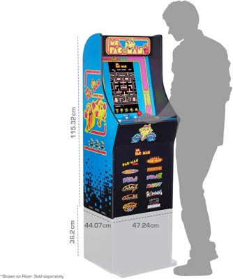 Ms. PAC-MAN Classic SE Arcade Spielautomat 13 Spiele Retro Spielmaschine 1150mm - 1210001602649