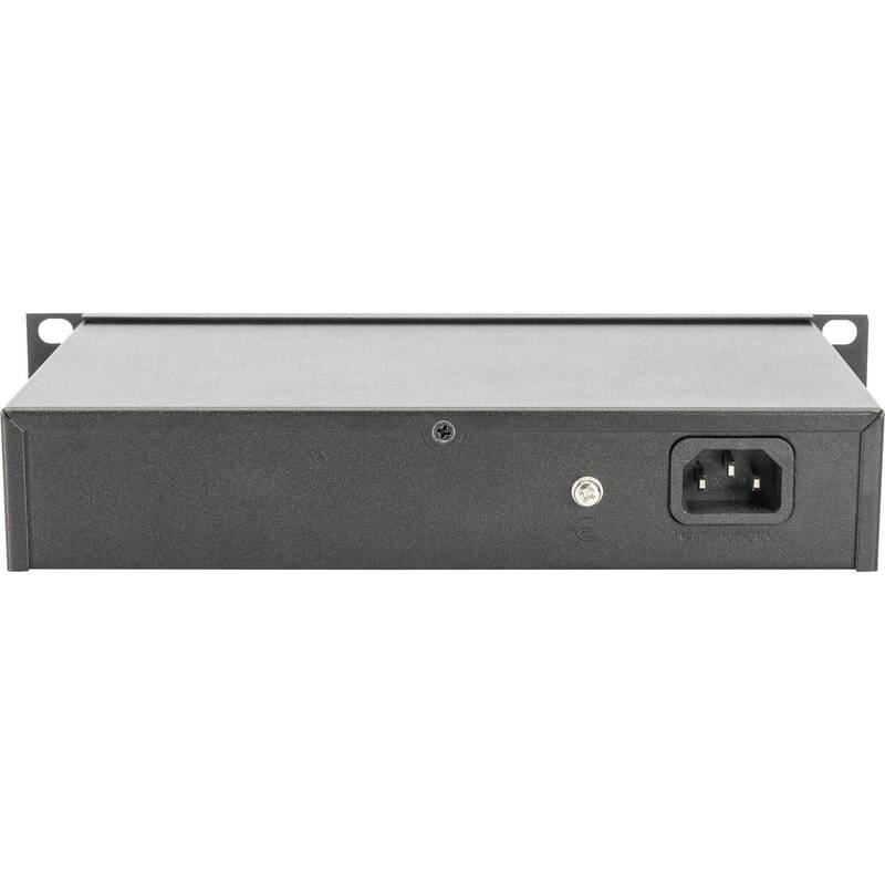 DIGITUS Switch Netzwerk Verteiler 10 Zoll Gigabit Ethernet 8 Port DN-95317 RJ45 - 4016032441038