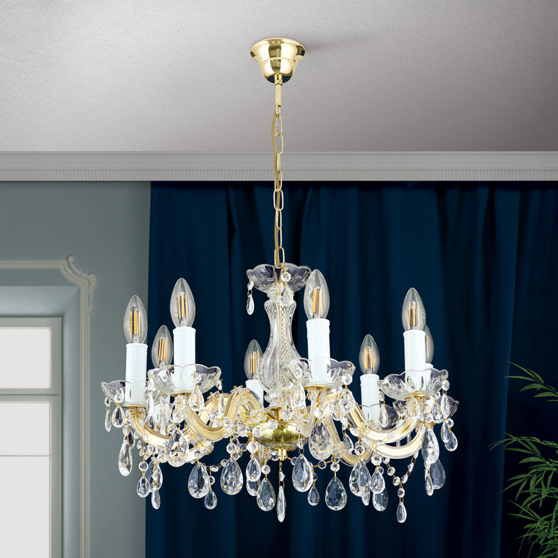 Orion Kronleuchter Dolores Deckenlampe Deckenlampe Pendelleuchte Hängeleuchte - 9003090010424