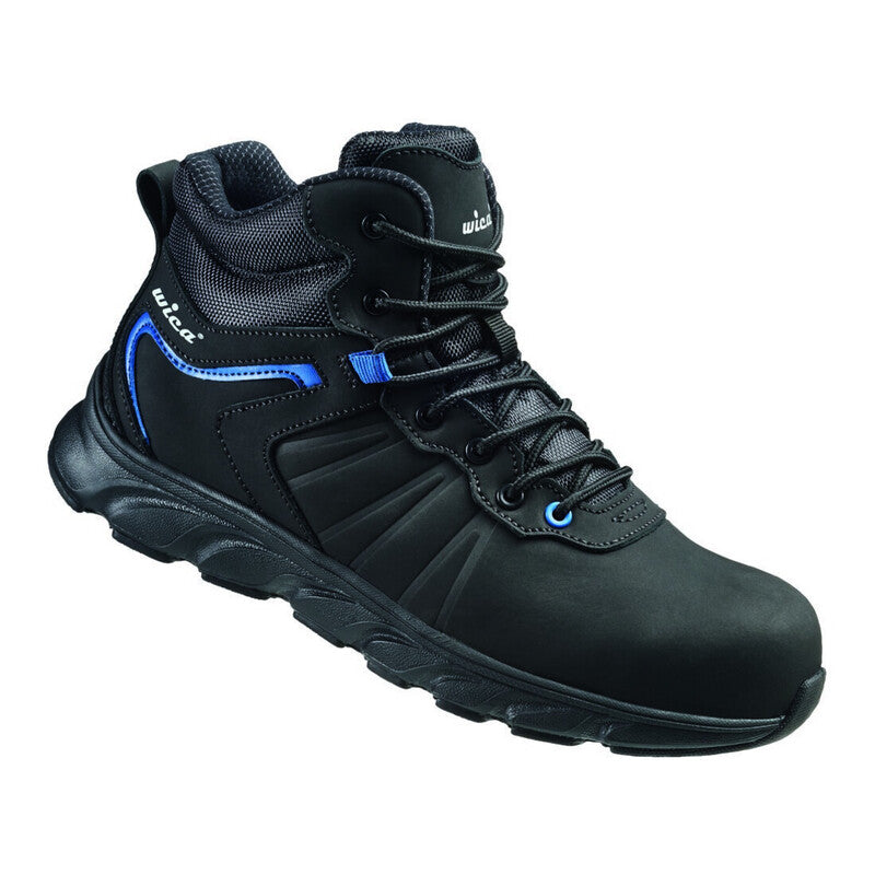 WICA Schnürstiefel Mathi S3 SRC Unisex Sicherheitsschuh schwarz blau Gr. 43 - 4025888361353