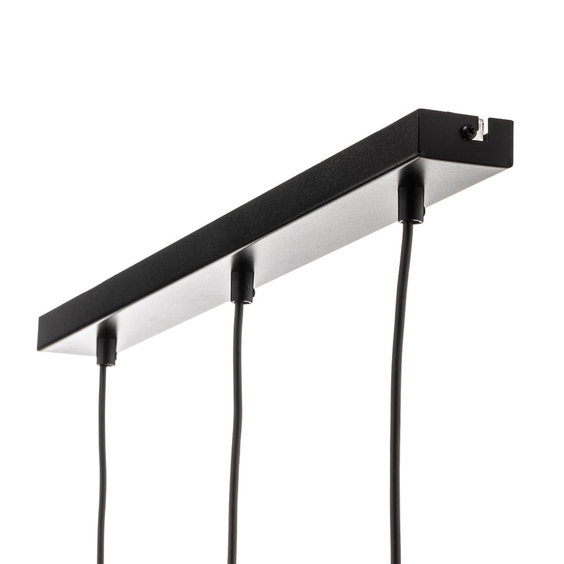 Euluna Hängeleuchte Trial LED Pendelleuchte dimmbar schwarz gold 3-flammig 60cm - 5907554418235