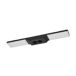 B-Ware OSRAM LED-Unterbaulampe Socket dimmbar schwarz 3000K mit Steckdose 54,8cm
