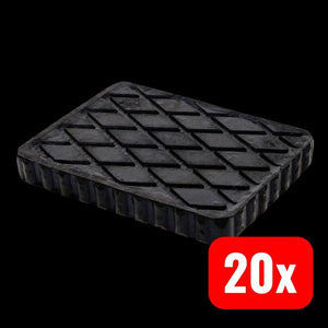 20x B-Ware KS Tools Gummiauflage Voll-Gummi 160x120x20mm für Hebebühnen Reifenservice 456g