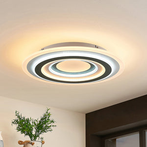 B-Ware Lindby Deckenleuchte Jazmina LED Lampe dimmbar CCT anthrazit Ø50cm 5390lm