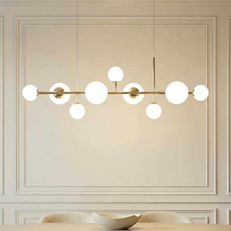 ALDEX Hängeleuchte Pendelleuchte Dione Glas gold weiß satiniert SIEHE TEXT/FOTO - 5904798657949