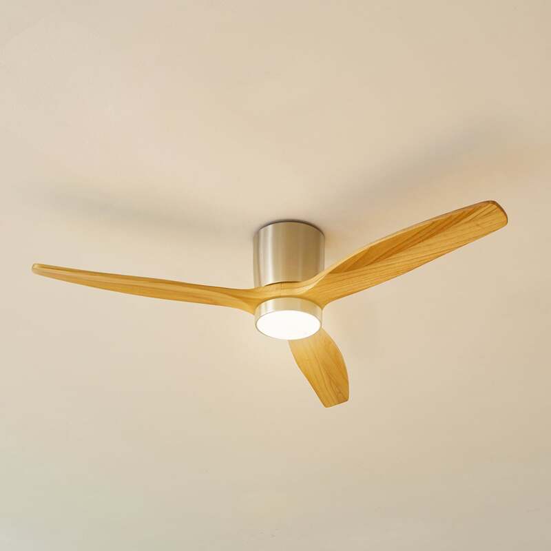 Lucande LED-Deckenventilator Faipari 132cm nickel leise mit Fernbedienung - 4251911797985