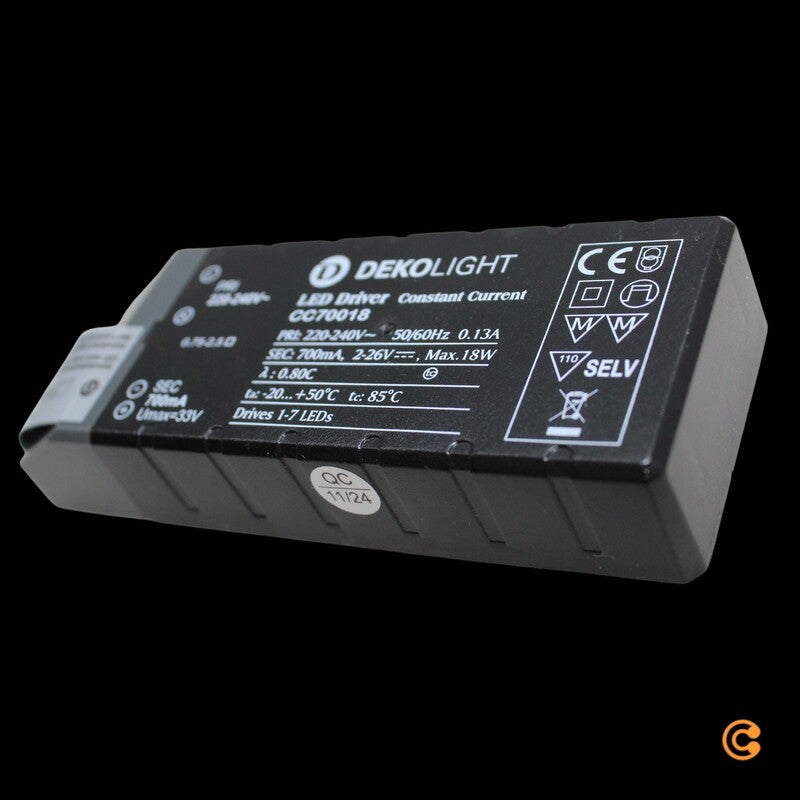 Deko Light LED-Trafo Stromversorgung Netzgerät LED 18W 2-26V DC Schwarz - 4042943195753