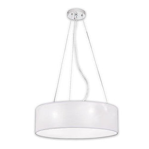 B-Ware Orion Runde Textil-Pendelleuchte Ufo mit weißem Schirm Deckenlampe Deckenlampe