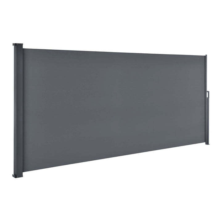 Seitenmarkise Dubai Sichtschutz Garten Terrasse 500x190cm Dunkelgrau Polyester - 4260565524632