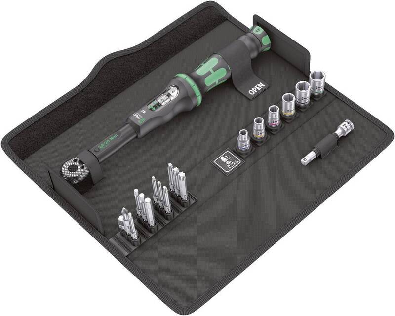 Wera Click-Torque A 6 Set Drehmomentschlüssel Knarre 1/4" 2.5 - 25 Nm Schlüssel - 4013288205643