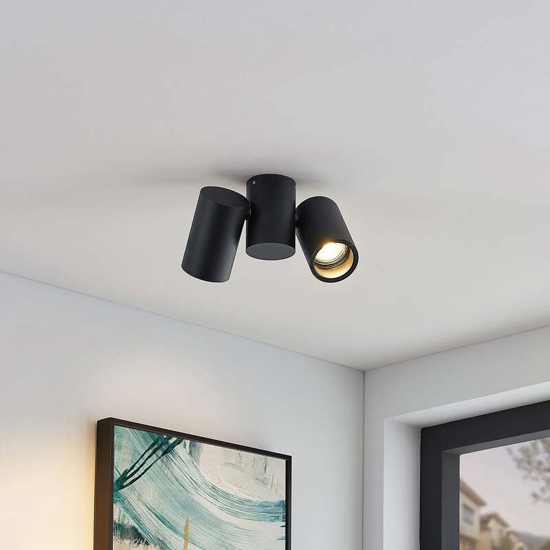 Arcchio Deckenlampe Gesina Hängelampe Lampe Leuchte zweiflammig GU10 schwarz137 - 4251096560596