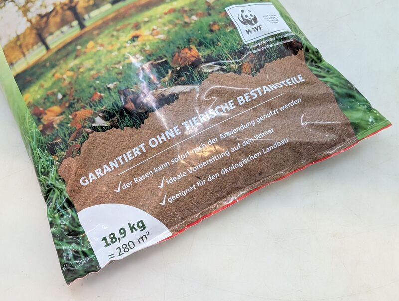 WOLF-Garten Bio-Rasendünger NR-H 18,9kg Rasenpflege Dünger für 280m² nachhaltig - 4008423873573