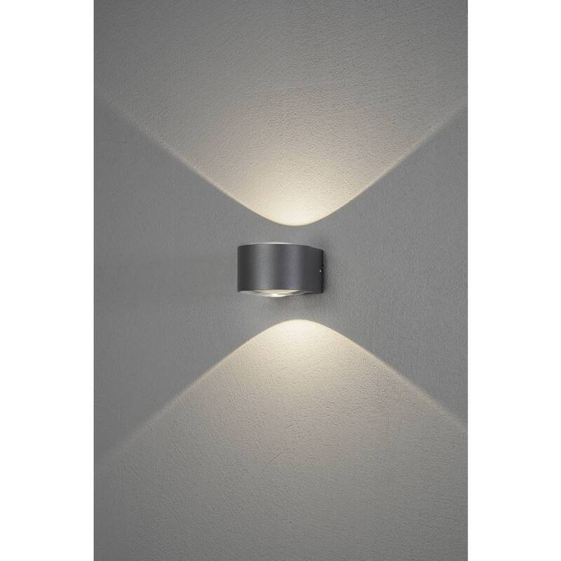 Konstsmide Außenwandleuchte Gela 7882-370 Wandleuchte LED Gartenlampe - 7318307882377