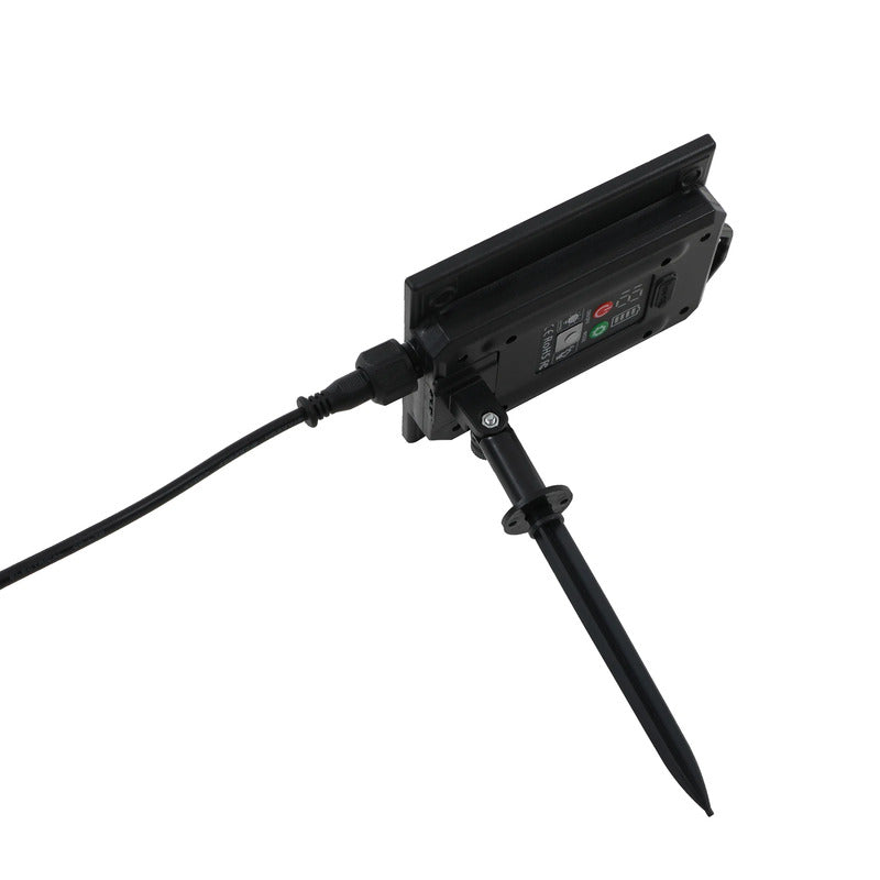 Lindby Solar Gartenleuchte Syrene LED Außenlampe Poller schwarz 33,7cm IP65 - 4251911775457