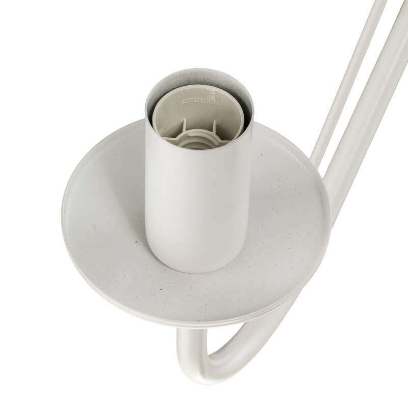 Kronleuchter Malbo Hängeleuchte LED 8-flammig dimmbar weiß Metall Ø77cm - 5902349238029