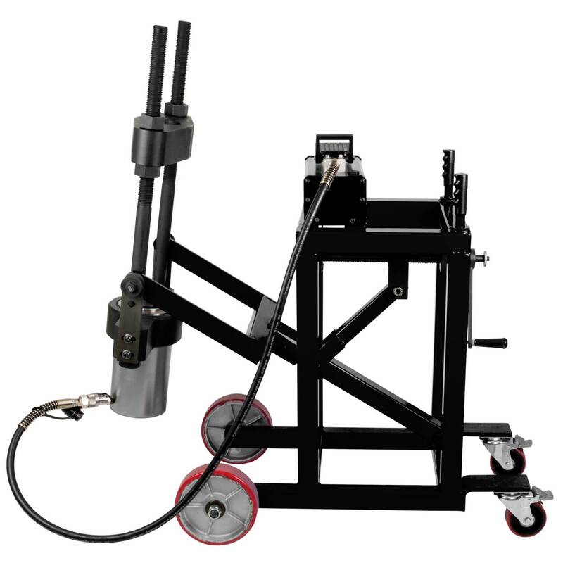 KS Tools Achsschenkelbolzen-Presse 75t 29-tlg mit Hülsen-Satz Werkstattgerät - 4042146754436