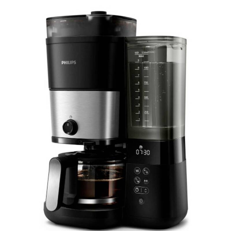 Philips Home HD7900/01 Kaffeemaschine mit Mahlwerk 10 Tassen Schwarz Silber - 8720389023422