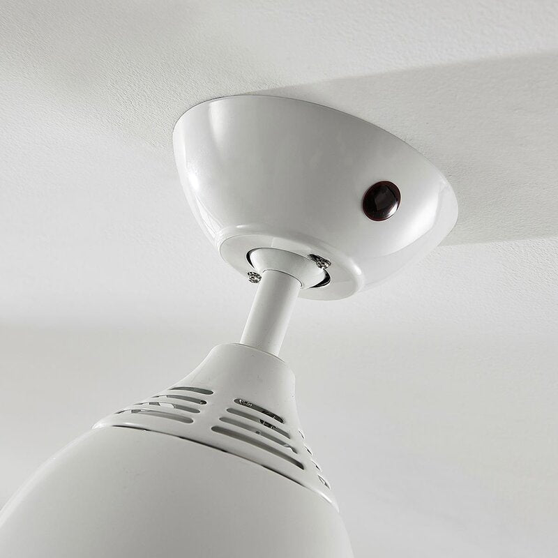 Lindby Deckenventilator Deckenlampe Deckenlampe Piara beleuchtet weiß glänzend - 4251096556254