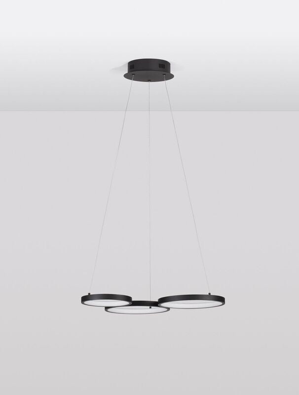 Nova Luce Pendelleuchte Hängeleuchte LED Magnus Schwarz Dimmbar Lampe SIEHE TEXT - 5212017433169