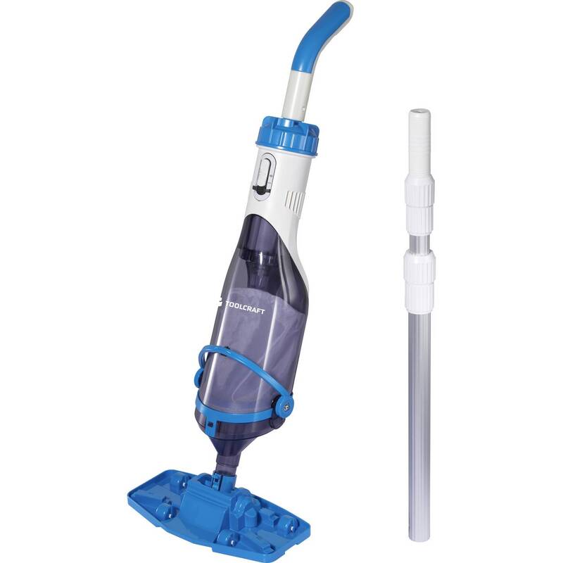 Toolcraft Pool-Sauger Schwimmbadpumpe 40W IPX8 90x29cm 135mm 2kg Pool-Reinigung - 4064161487946