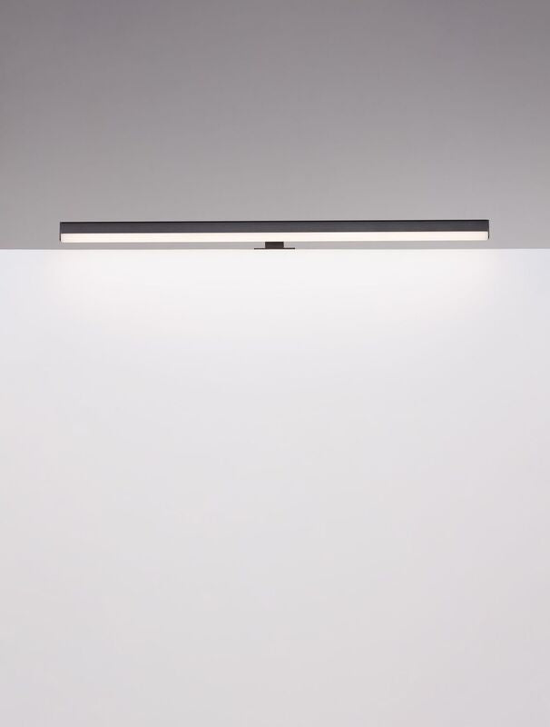 Nova Luce Wandleuchte Wandlampe LED GLIM Schwarz Bad Spiegel 63 cm SIEHE TEXT - 5212017436559