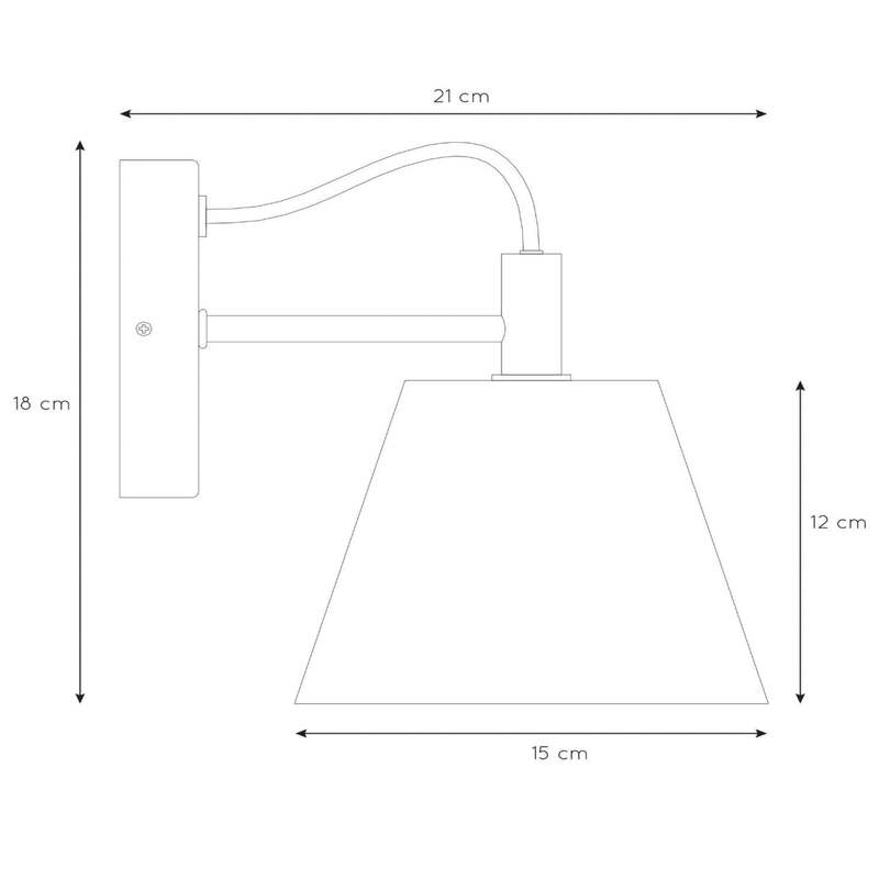 Lucide Wandleuchte Possio LED Wandlampe Beton Holz dimmbar hellgrau schwarz - 5411212030887