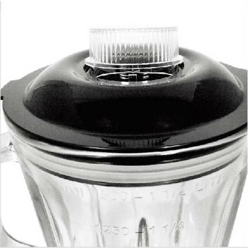 Silva Homeline Standmixer Mixer 550W Edelstahl Schwarz 2 Schaltstufen kompakt - 9004489520067