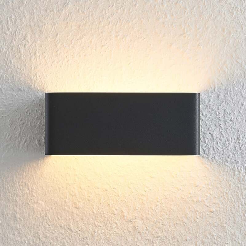 Arcchio LED Wandlampe Karam Wandleuchte Lampe schwarz gold 20cm 6W warmweiß - 4251096592160