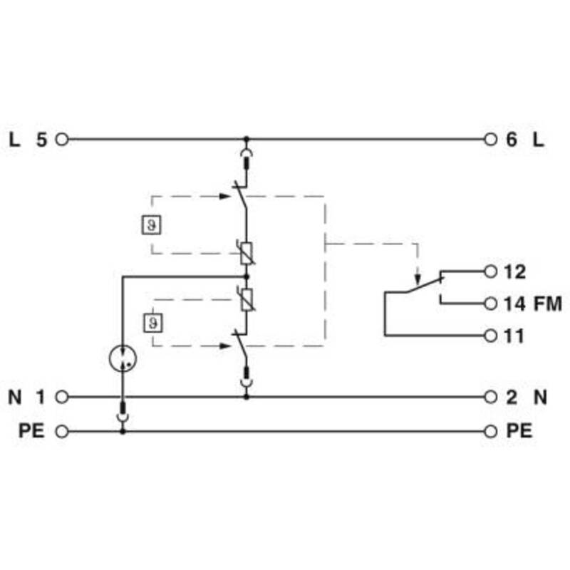 Phoenix Contact Überspannungsschutzgerät PLT-SEC-T3-120-FM-PT 5kA IP20 grau 1 St - 4055626257631