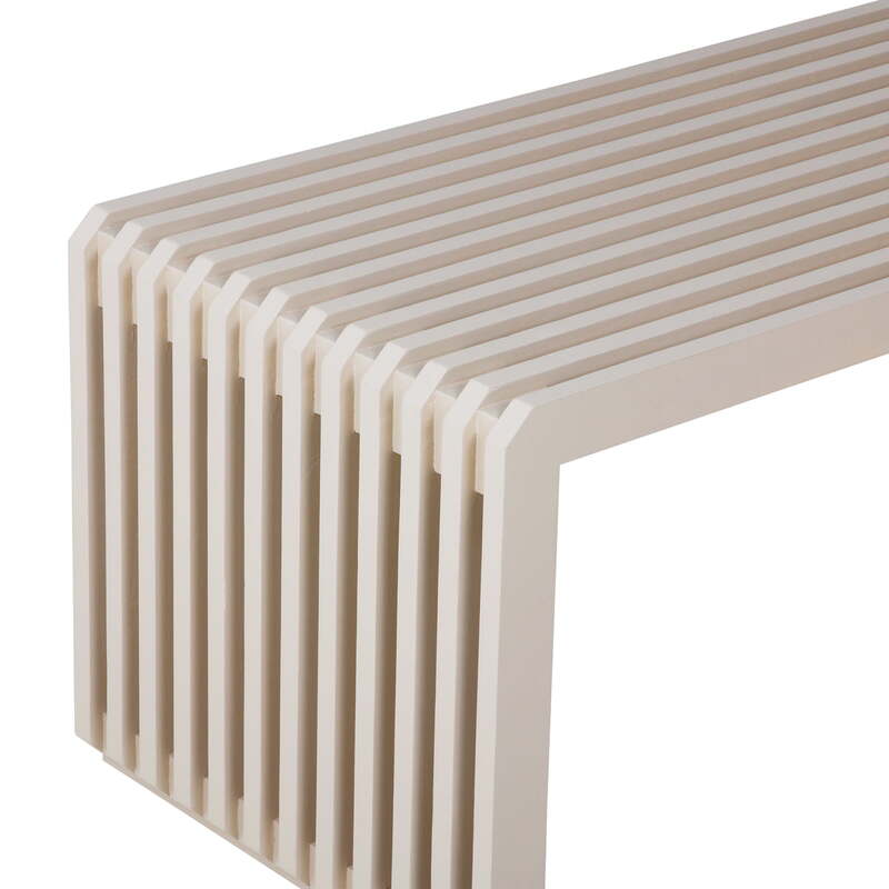 HKliving Slatted Bank Sitzbank Gartenbank Hocker Designerbank SIEHE TEXT/FOTO - 8718921037068