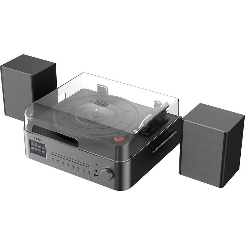 Reflexion HiFi-Tuner DAB+ CD-Player Bluetooth Schwarz elegant 379x329x160mm - 4260664982210
