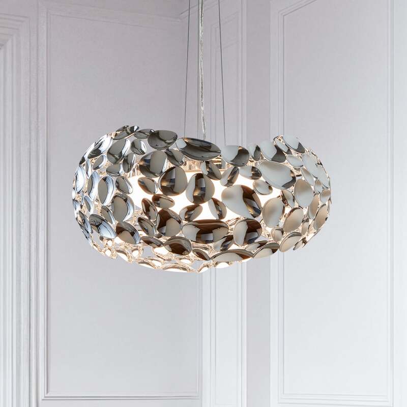 Schuller Valencia Hängeleuchte Narisa LED Pendelleuchte Lampe chrom Ø46cm 3000K - 8435435318734