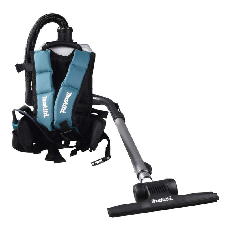 Makita Akku-Rucksackstaubsauger DVC261ZX15 2x18V Sauger HEPA Filter blau - 0088381870016