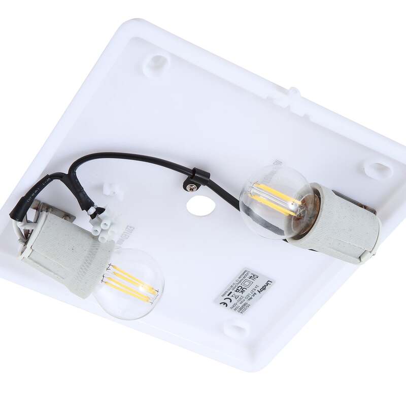 Lindby Außenwandleuchte Sivana LED Wandleuchte Gartenlampe dimmbar schwarz 26 cm - 4251911786828