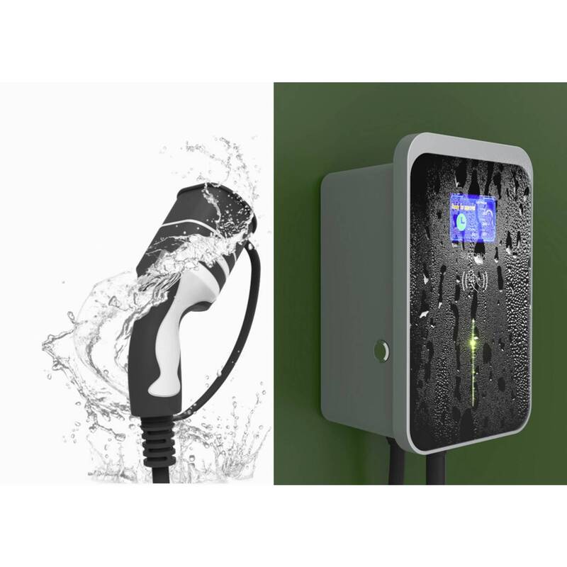 Sygonix Wallbox Typ 2 Mode 3 32A 22kW App WiFi RFID Elektroauto Ladegerät - 4064161394053